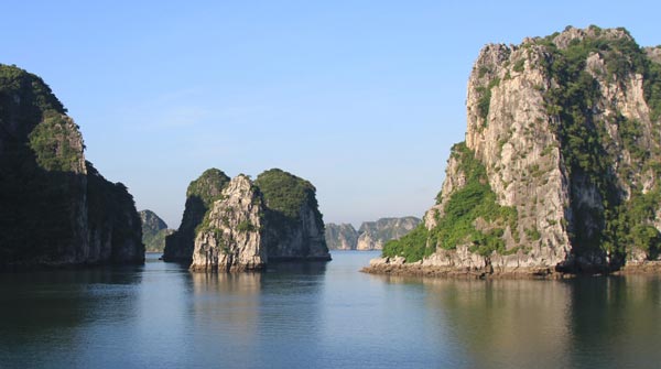 The island in Ha Long Bay